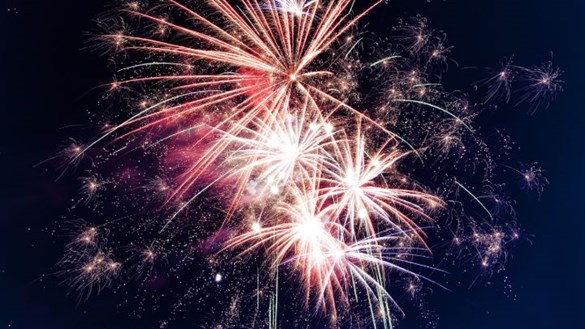 fireworks display