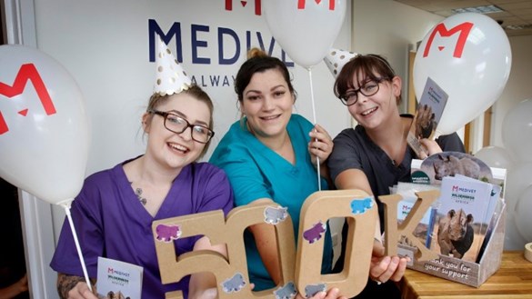 Shrewsbury vets celebrate